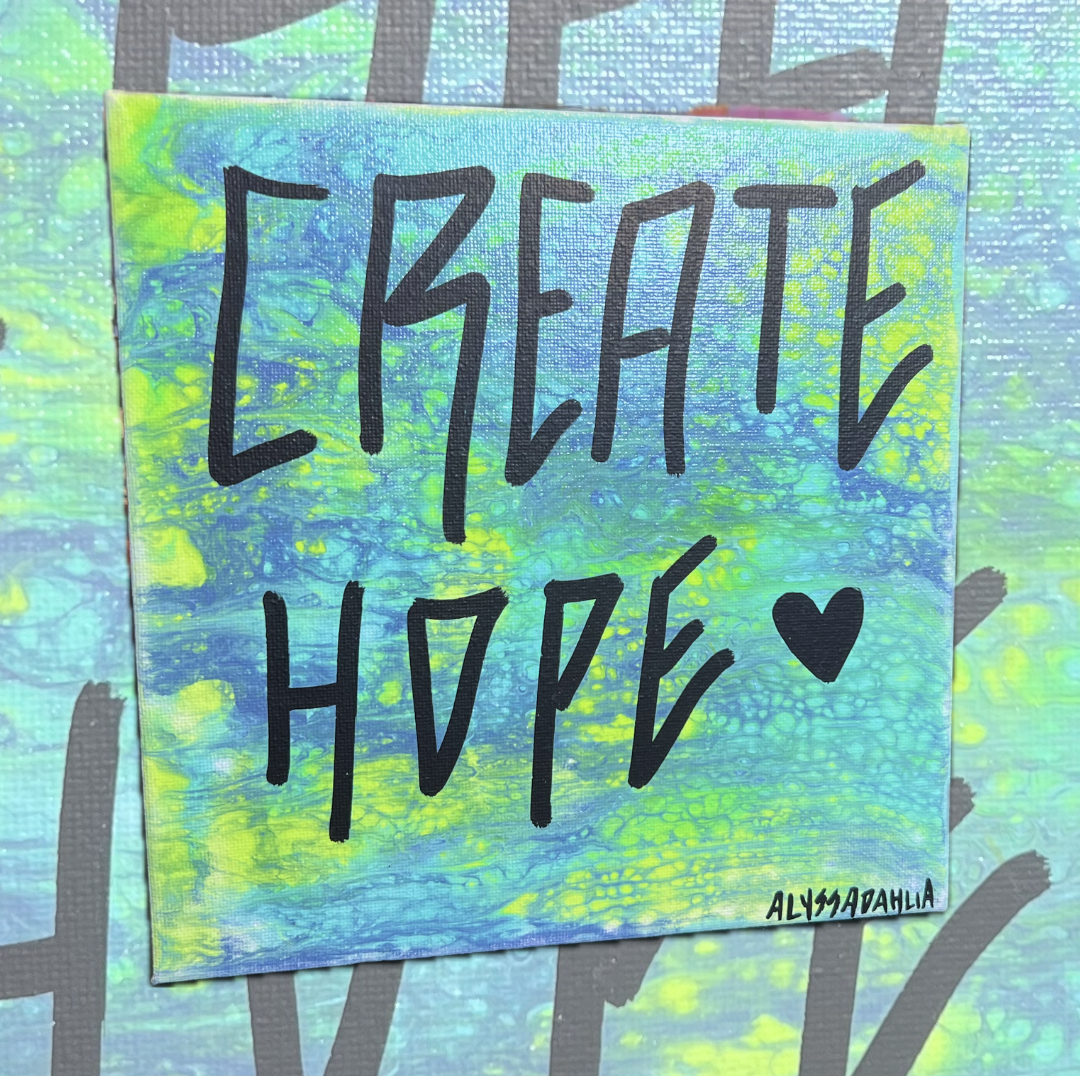 CREATE HOPE 8x8 Magical Fluid Painting