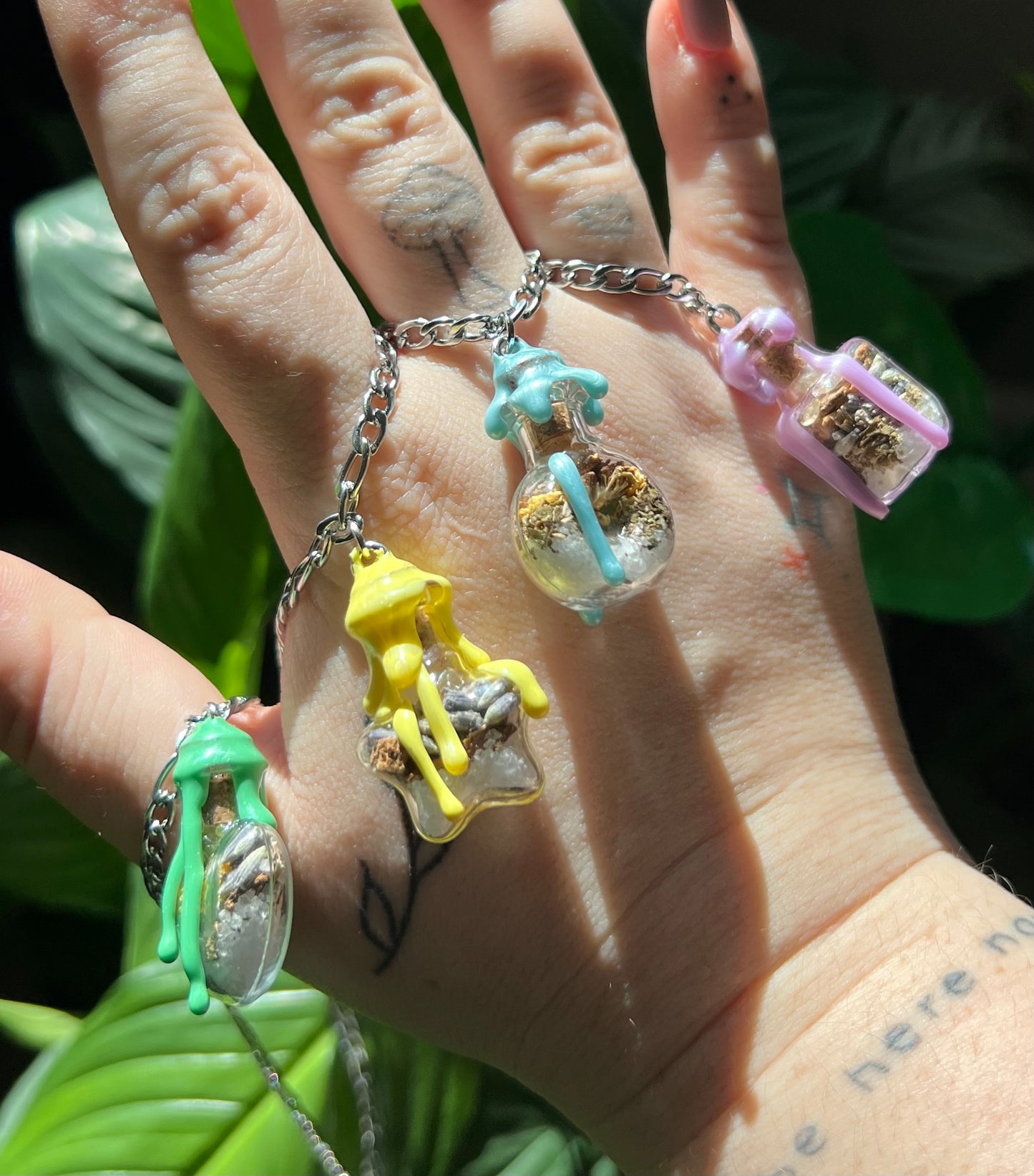 Emotional Healing Spell Jar Necklace