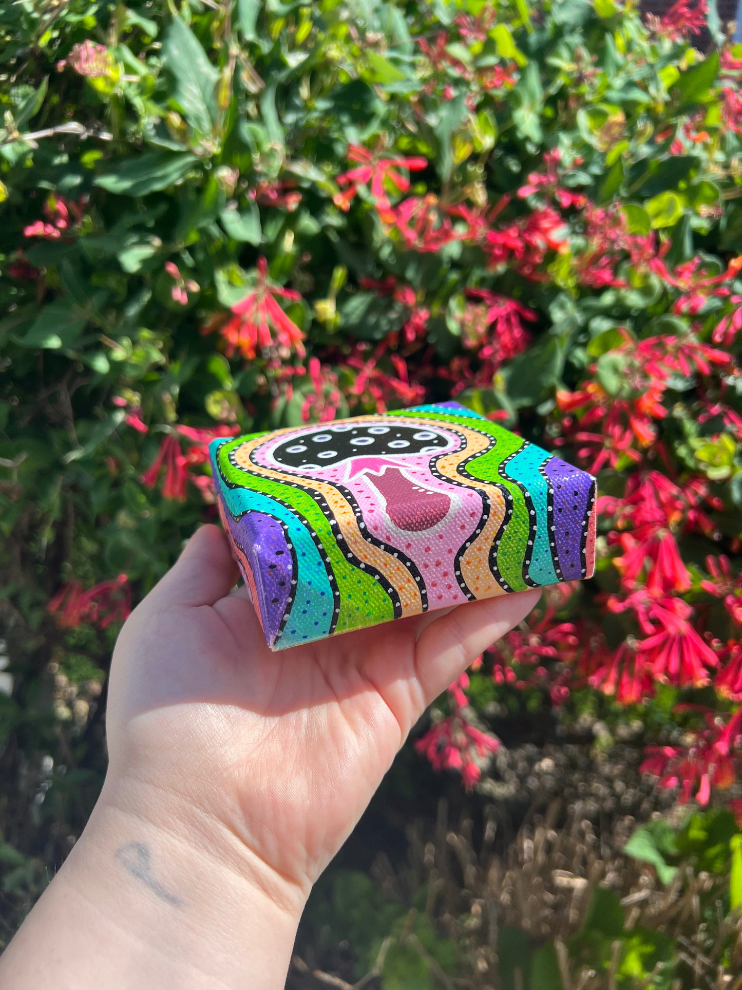 4x4 Mushroom Painting