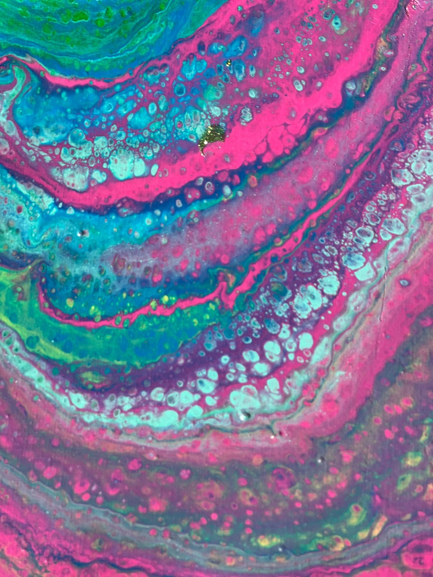 "Mystic Dreams" Fluid Painting