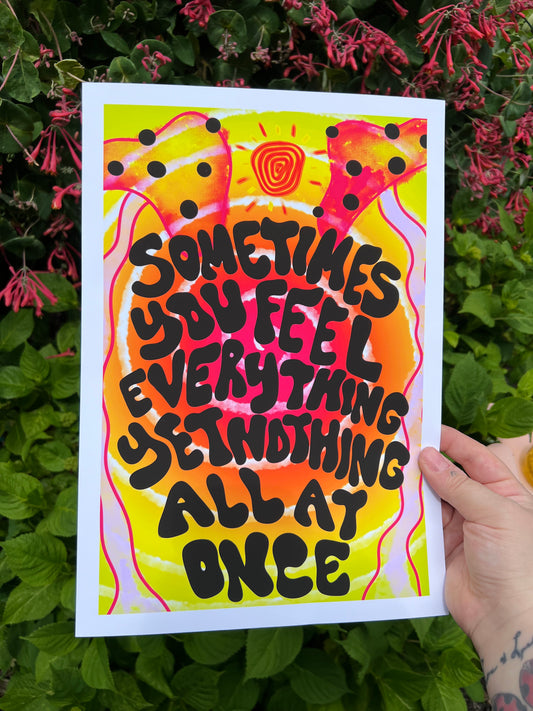 “Sometimes You Feel…” 9x12 Print