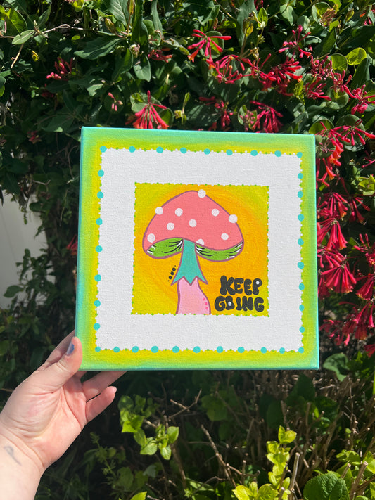 10x10 Keep Going Painting