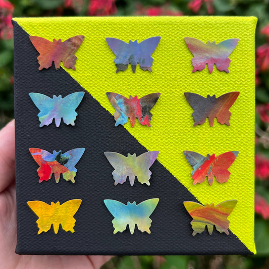 4x4 “Butterfly” Acrylic Painting